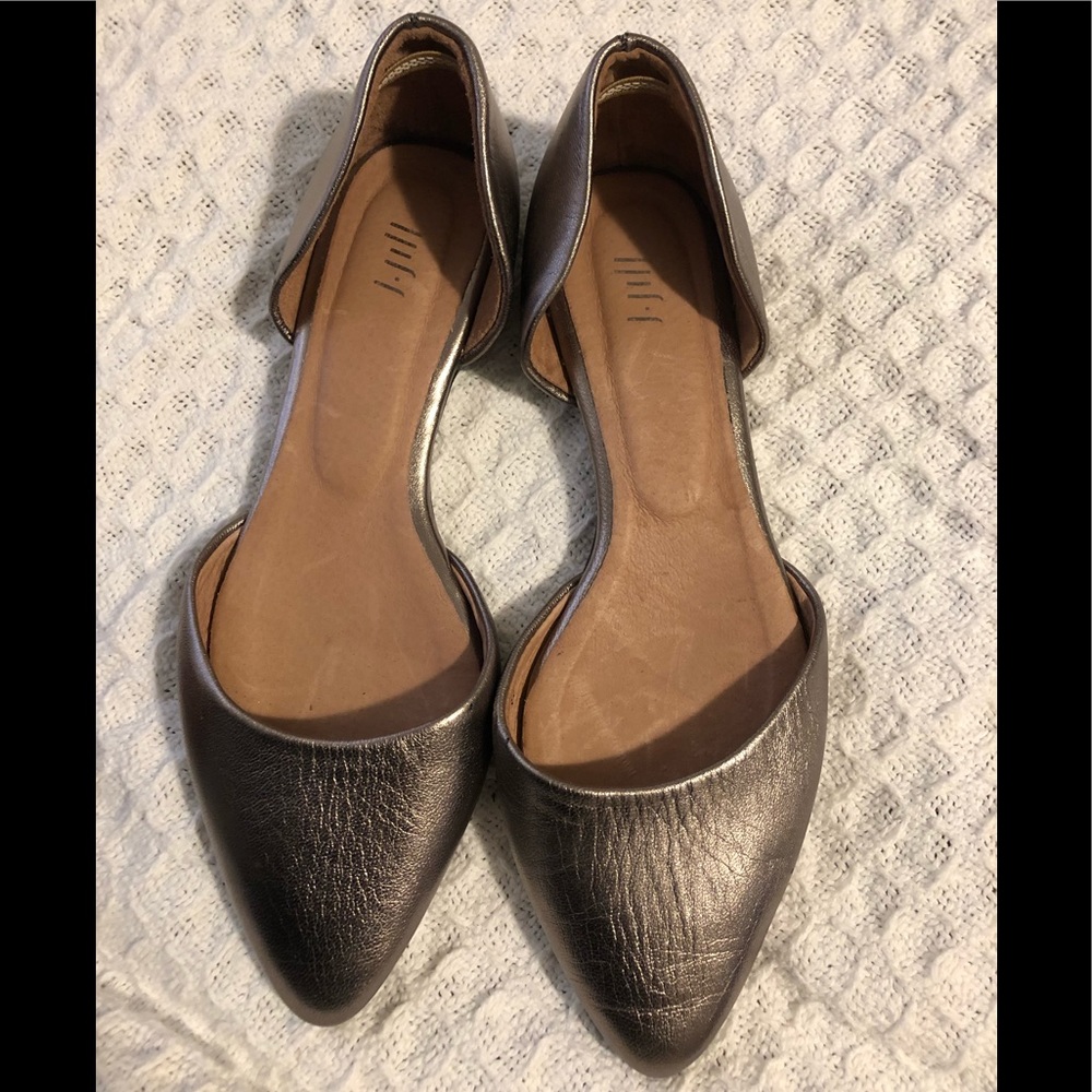 J Jill metallic flats